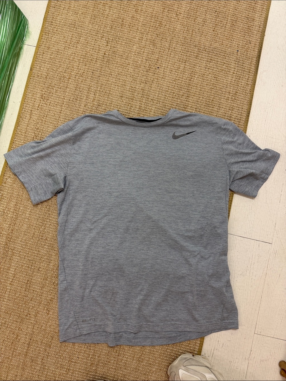 Nike Gray Dri-FIT Short Sleeve Crew Tee